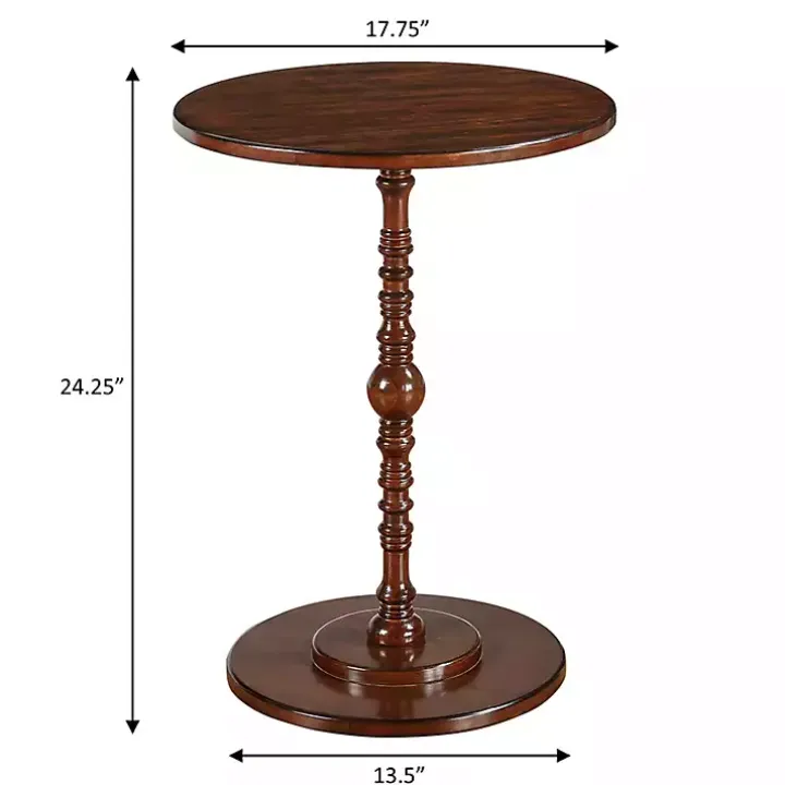 Brown Santel Spindle Accent Table