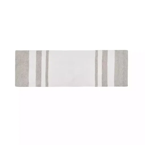 Brown Stripe Reversible Bath Runner
