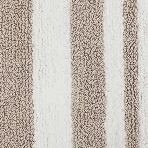 Brown Stripe Reversible Bath Runner