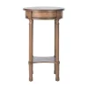 Brown Tegan Round Accent Table