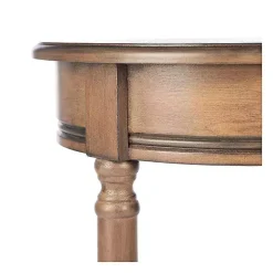 Brown Tegan Round Accent Table