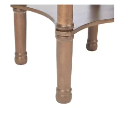 Brown Tegan Round Accent Table