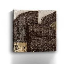 Brown to Gold Canvas Art Print, 40x40 in.
