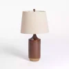 Brown Two Tone Ceramic Table Lamp