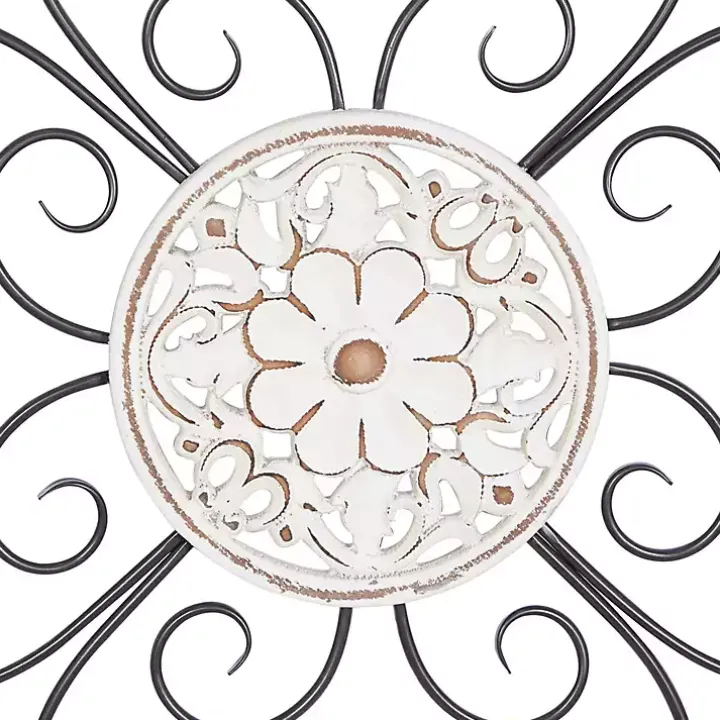 Brown Wood and Metal Farmhouse Wall Plaque