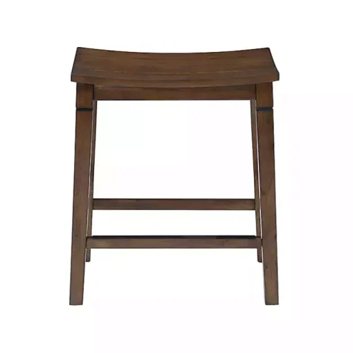 Brown Wood Counter Stool 5-pc. Dining Set