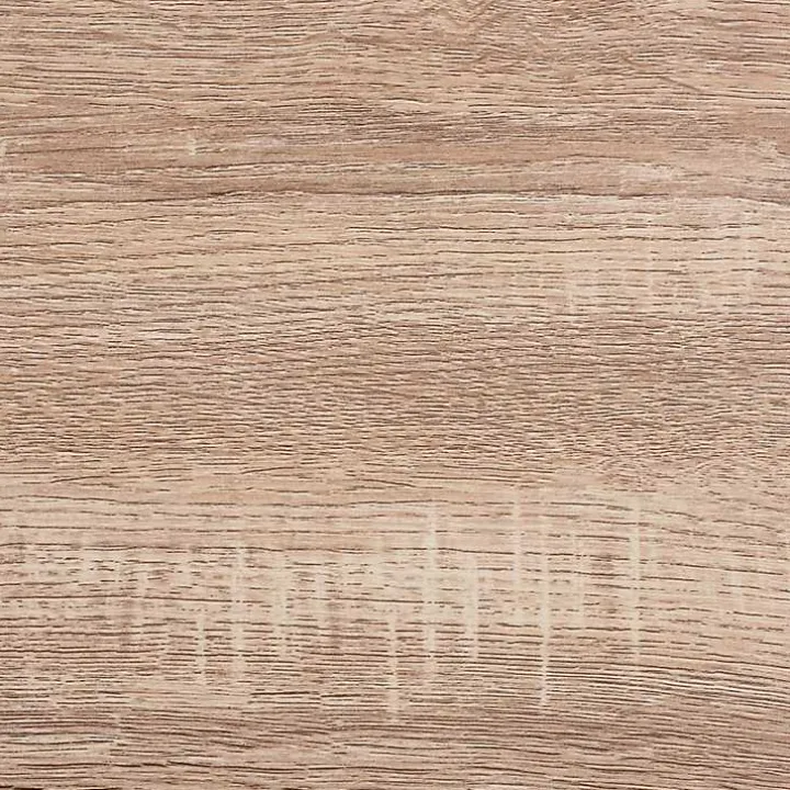Brown Wood Raised Edge Coffee Table