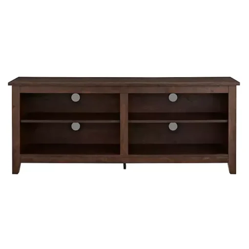 Brown Wood TV Stand, 58 in.