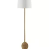 Brown Woven Marni Floor Lamp