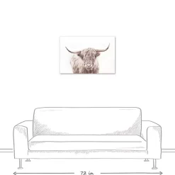 Bullie Boy Sepia Canvas Art Print