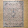 Bylas Navy Medallion Area Rug, 5x8