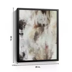 Calm Abstractions Framed Canvas Art Print