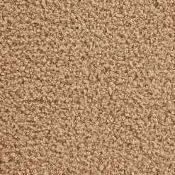 Camel Sherpa & Pine Rectangle Storage Ottoman