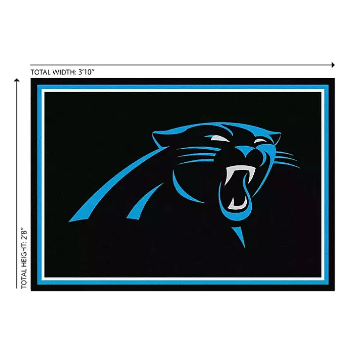 Carolina Panthers Area Rug, 3x4