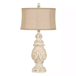 Caroline Distressed Cream Table Lamp