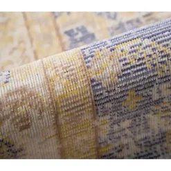 Cerulean Vintage Border Accent Rug