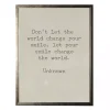 Change the World Dr. Seuss Quote Framed Art Print