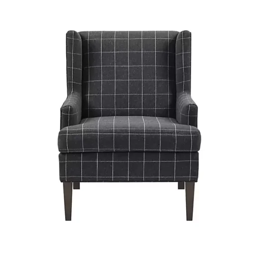 Charcoal Decker Martha Stewart Accent Chair