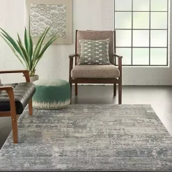 Charcoal Tally Textured Area Rug, 5x7