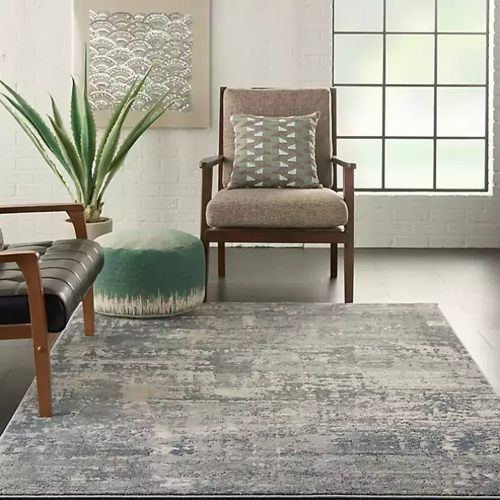 Charcoal Tally Textured Area Rug, 5x7