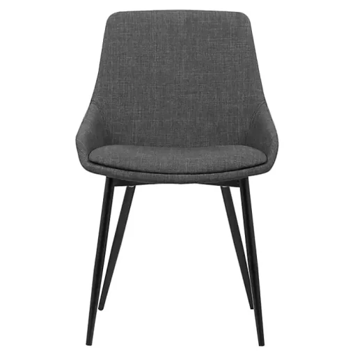 Charcoal Upholstered Mia Dining Chair