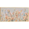 Cherry Blossom Blooms Birch Framed Canvas Print