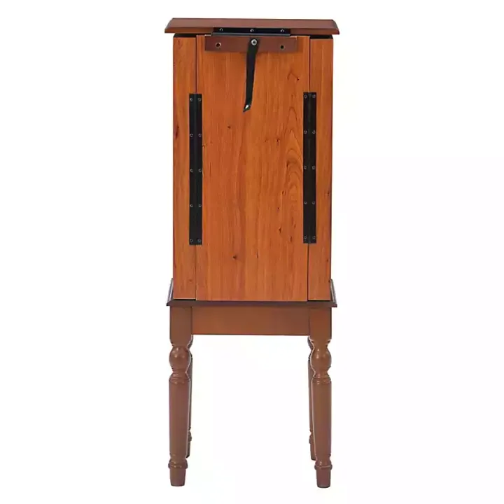 Cherry 5-Drawer Ollie Petite Jewelry Armoire