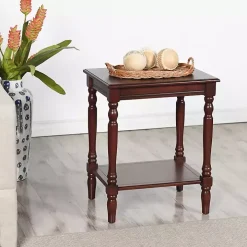 Cherry Wood Sybil Accent Table