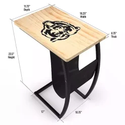 Chicago Bears Wood C-Table