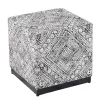 Chinle Velvet Cube Ottoman