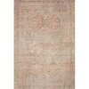 Chris Loves Julia x Loloi Jules Orange Rug, 5x7