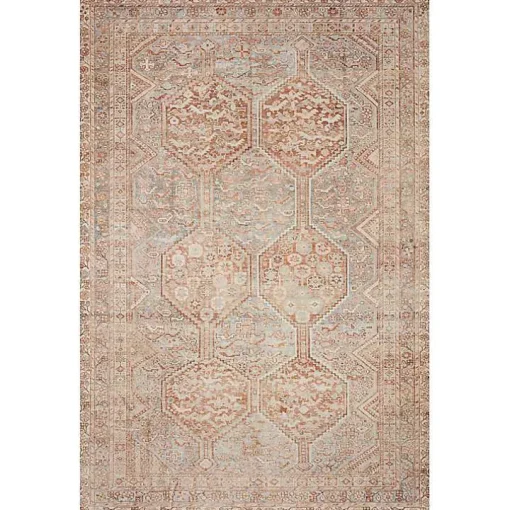 Chris Loves Julia x Loloi Jules Orange Rug, 5x7