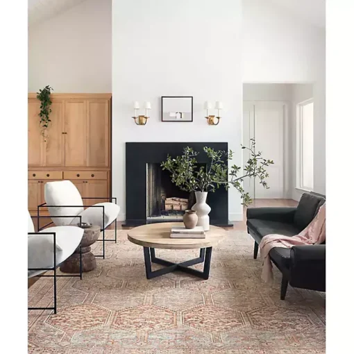 Chris Loves Julia x Loloi Jules Orange Rug, 5x7