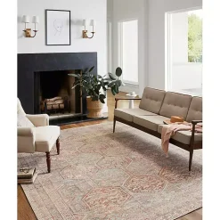 Chris Loves Julia x Loloi Jules Orange Rug, 5x7