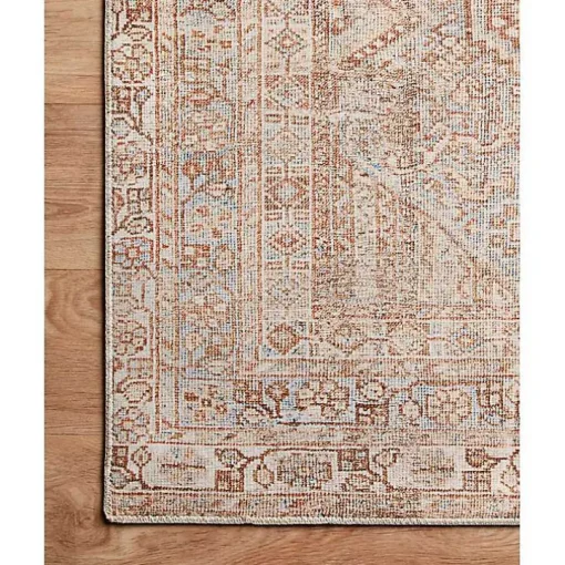Chris Loves Julia x Loloi Jules Orange Rug, 5x7
