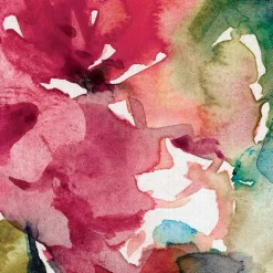 Citrus Floral Punch Canvas Art Print