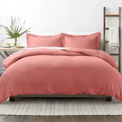 Clay Solid 3-pc. Queen Duvet Cover Set