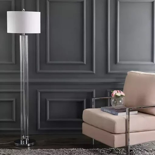 Clear Glass Demi Floor Lamp