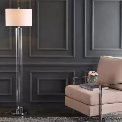 Clear Glass Demi Floor Lamp