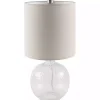 Clear Glass Hobnail Table Lamp
