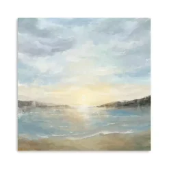 Coastal Sunset Canvas Art Print, 40x40 in.