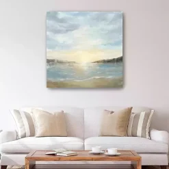Coastal Sunset Canvas Art Print, 40x40 in.