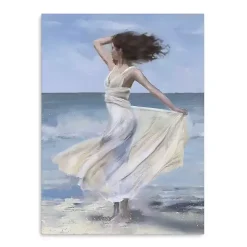 Coastal Woman in Dress Canvas Art Print, 30x40 in.