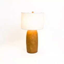Cognac Ceramic Mira Table Lamp
