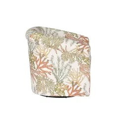 Colorful Ocean Bonnie Swivel Accent Chair