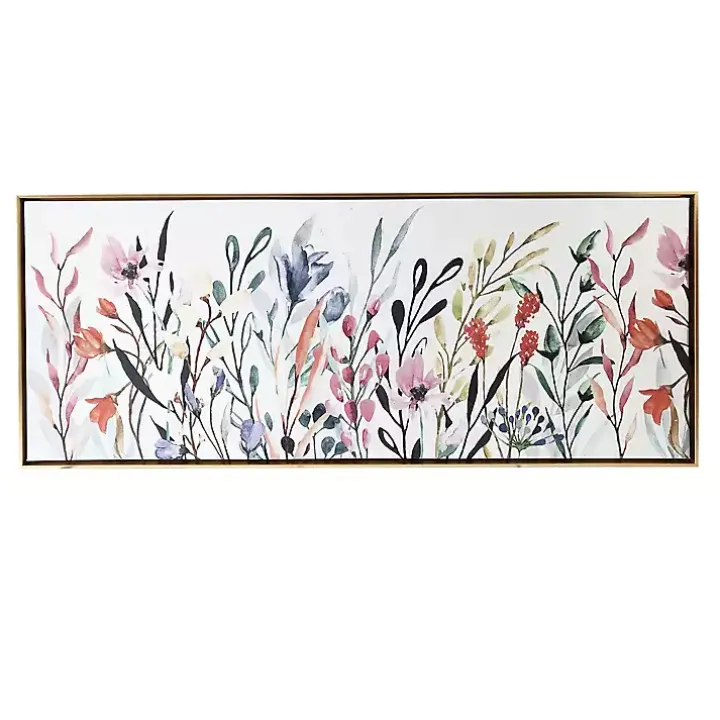 Colorful Wildflowers Framed Art Print