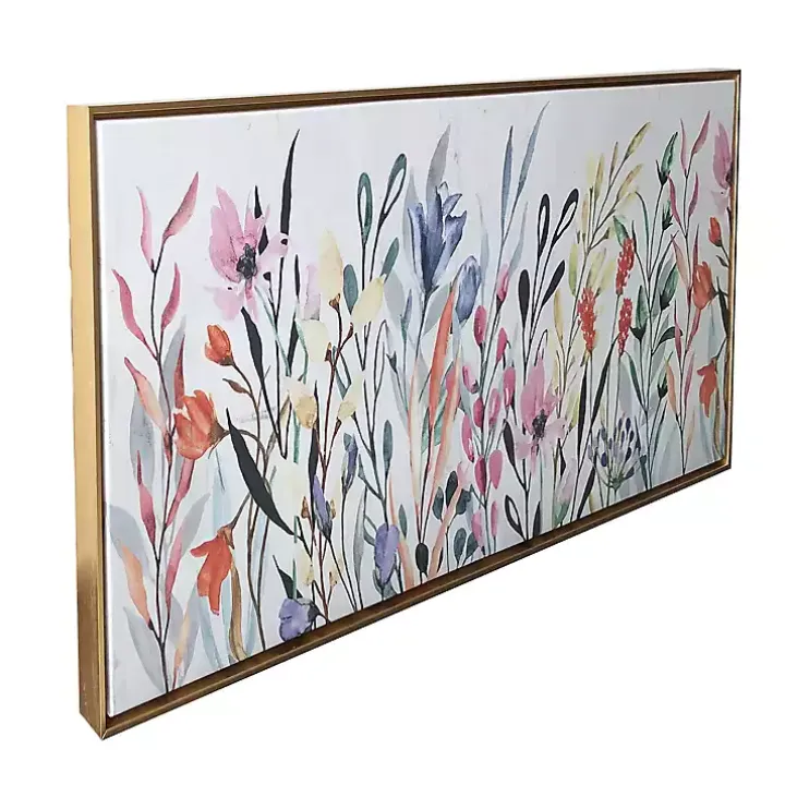 Colorful Wildflowers Framed Art Print
