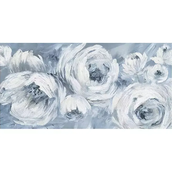 Contemporary Blues Canvas Art Print