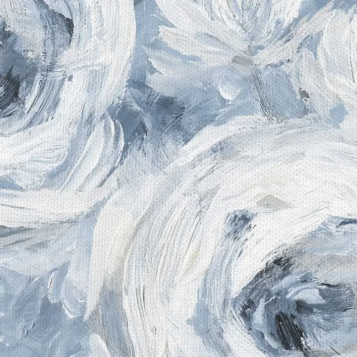 Contemporary Blues Canvas Art Print