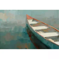 Coral Canoe I Canvas Art Print